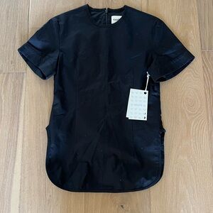 NWT Khaite Black Poplin Shirt Size S / 4